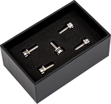 TRASK Bitchin' Bolts Hardware Kit - Titanium - M8 - Derby Cover TM-1050-A