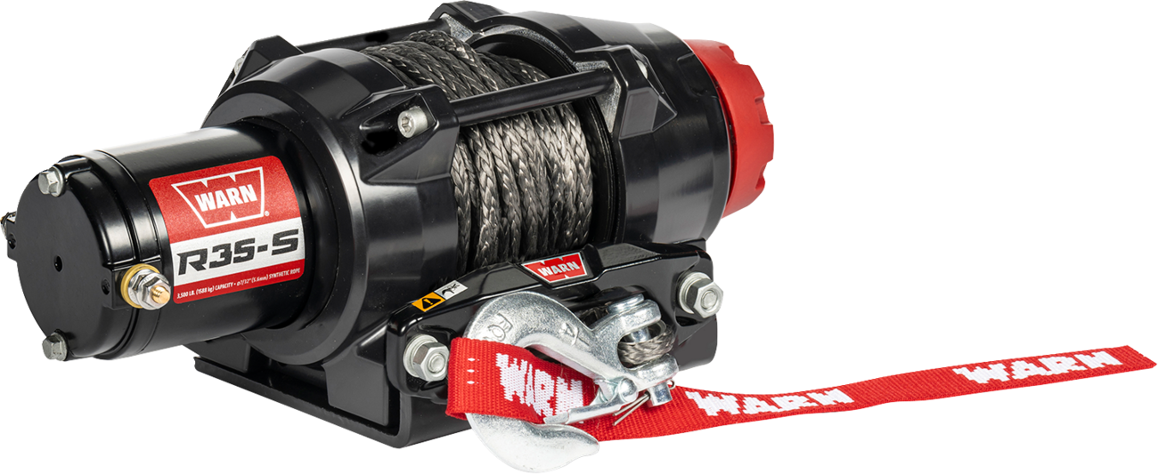WARN R35-S Winch - Synthetic Rope - 50' 110030
