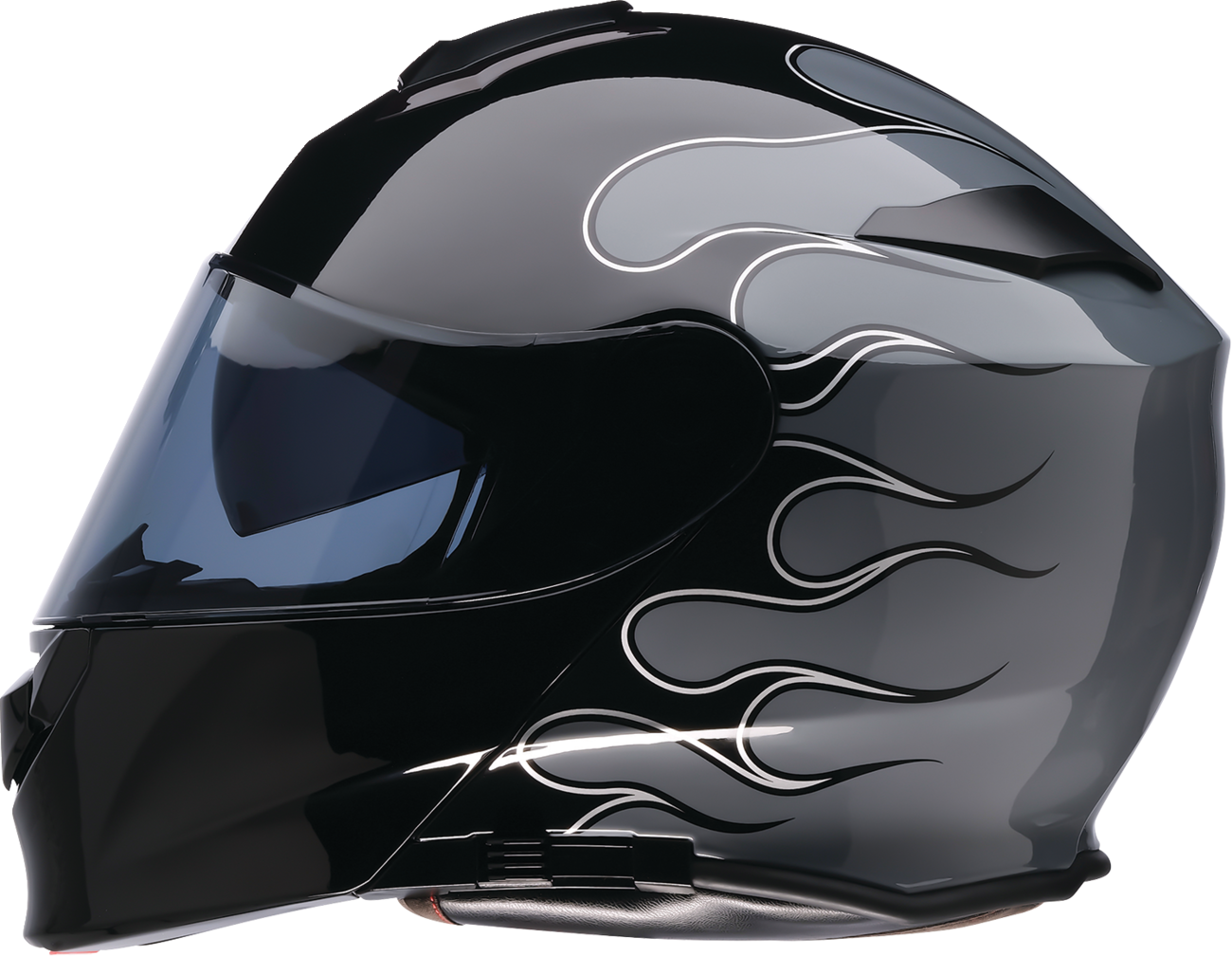 Z1R Solaris 2.0 Modular Helmet - Flame - Black/Gray - Large 0100-2655