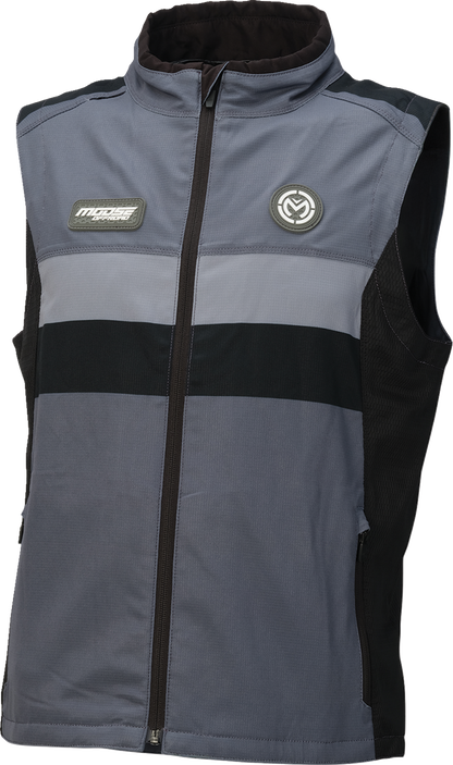 MOOSE OFFROAD Moto Vest - Gray/Black - Medium 2830-0762