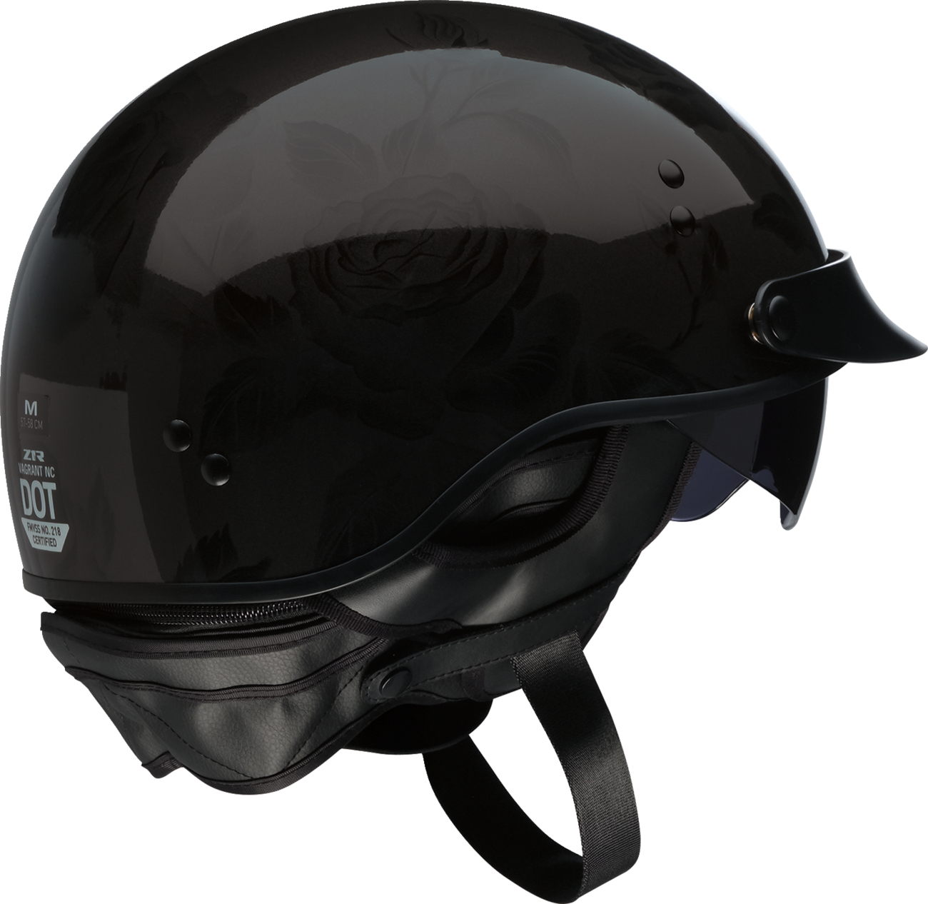 Z1R Vagrant NC Helmet - Rose - Black - 2XL 0103-1455