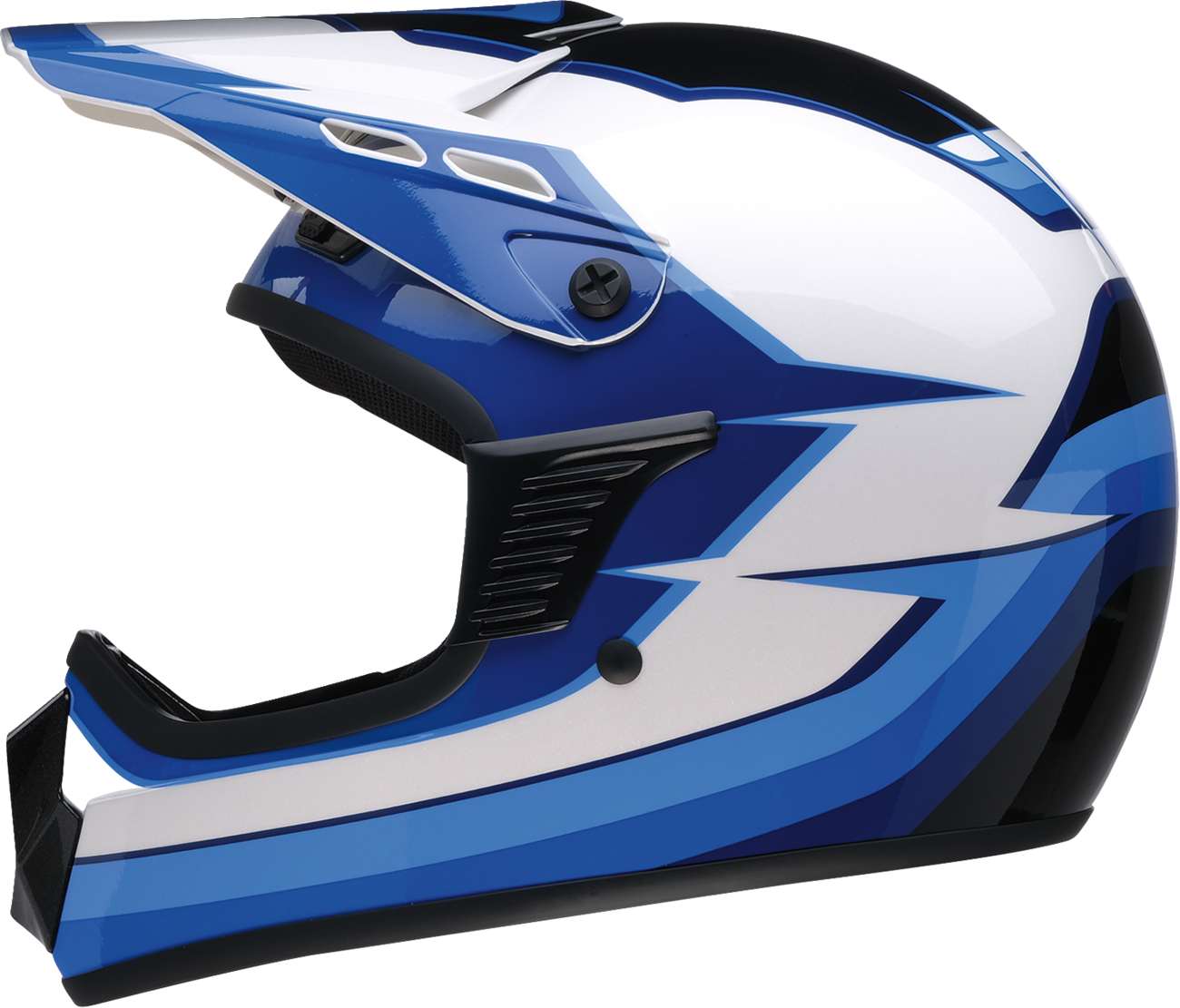 Z1R Child Dirt Maxx Helmet - Vortex - Blue/White - S/M 0111-1744