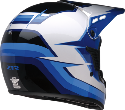 Z1R Child Dirt Maxx Helmet - Vortex - Blue/White - S/M 0111-1744