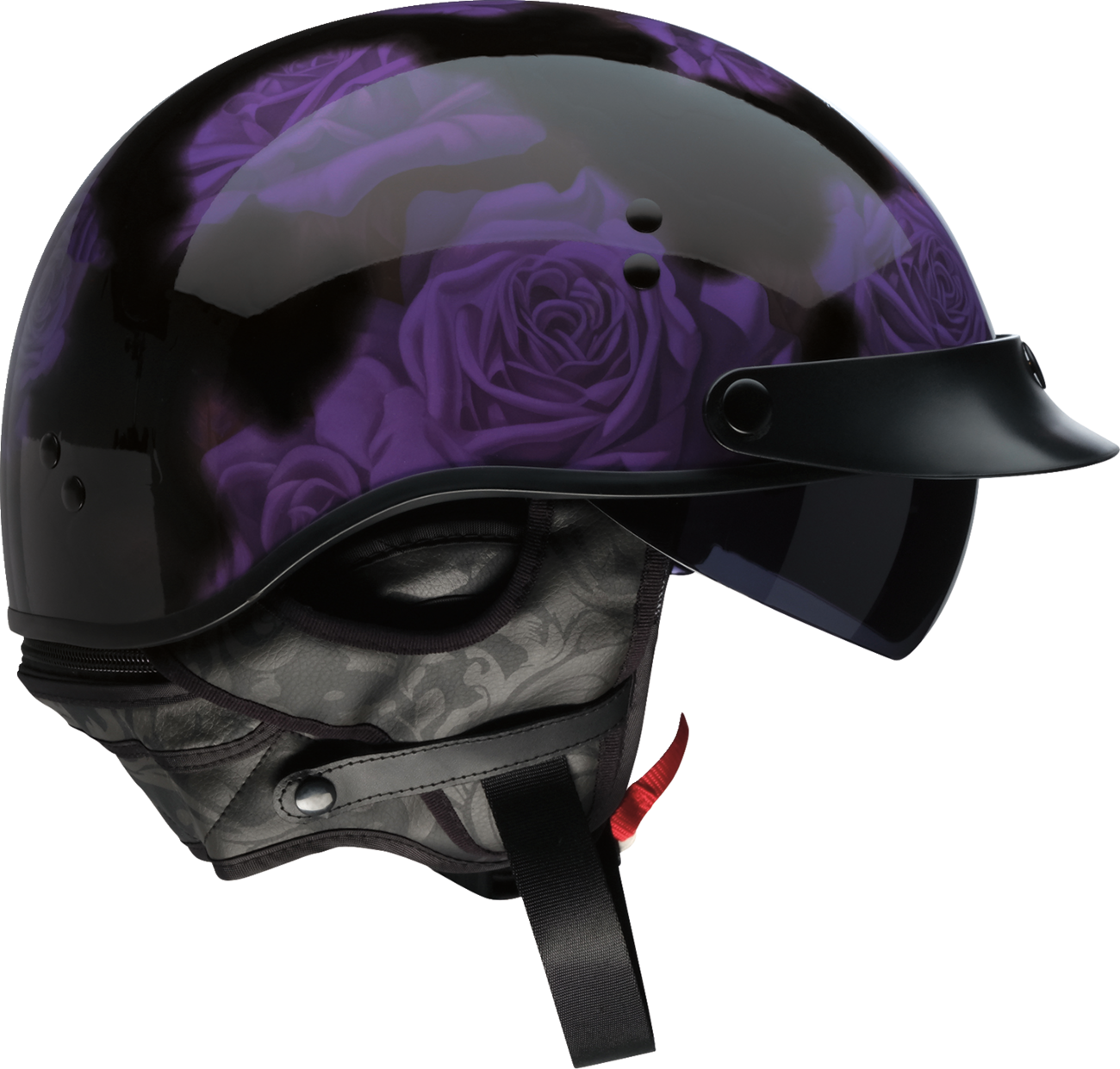 Z1R Vagrant NC Helmet - Rose - Black/Purple - Large 0103-1447