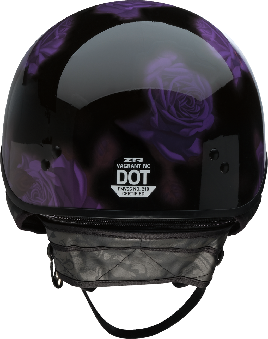 Z1R Vagrant NC Helmet - Rose - Black/Purple - Large 0103-1447
