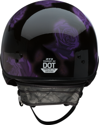 Z1R Vagrant NC Helmet - Rose - Black/Purple - XL 0103-1448