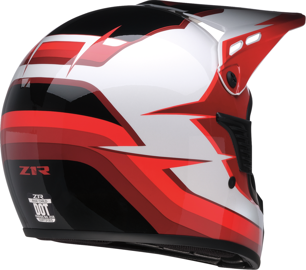 Z1R Child Dirt Maxx Helmet - Vortex - Red/White - L/XL 0111-1743