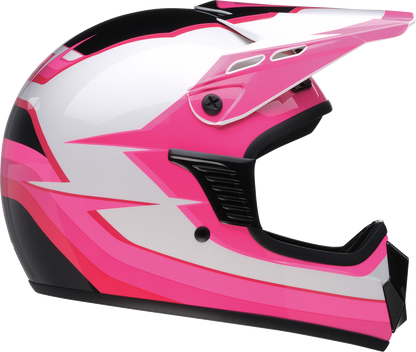 Z1R Child Dirt Maxx Helmet - Vortex - Pink/White - S/M 0111-1746