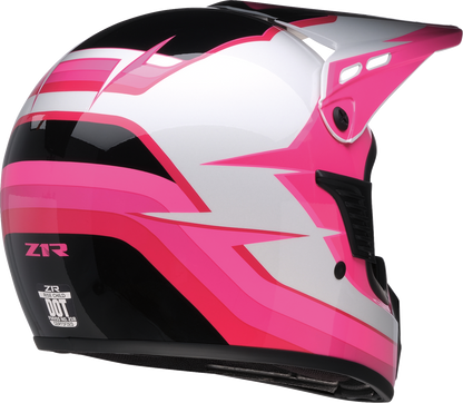 Z1R Child Dirt Maxx Helmet - Vortex - Pink/White - S/M 0111-1746