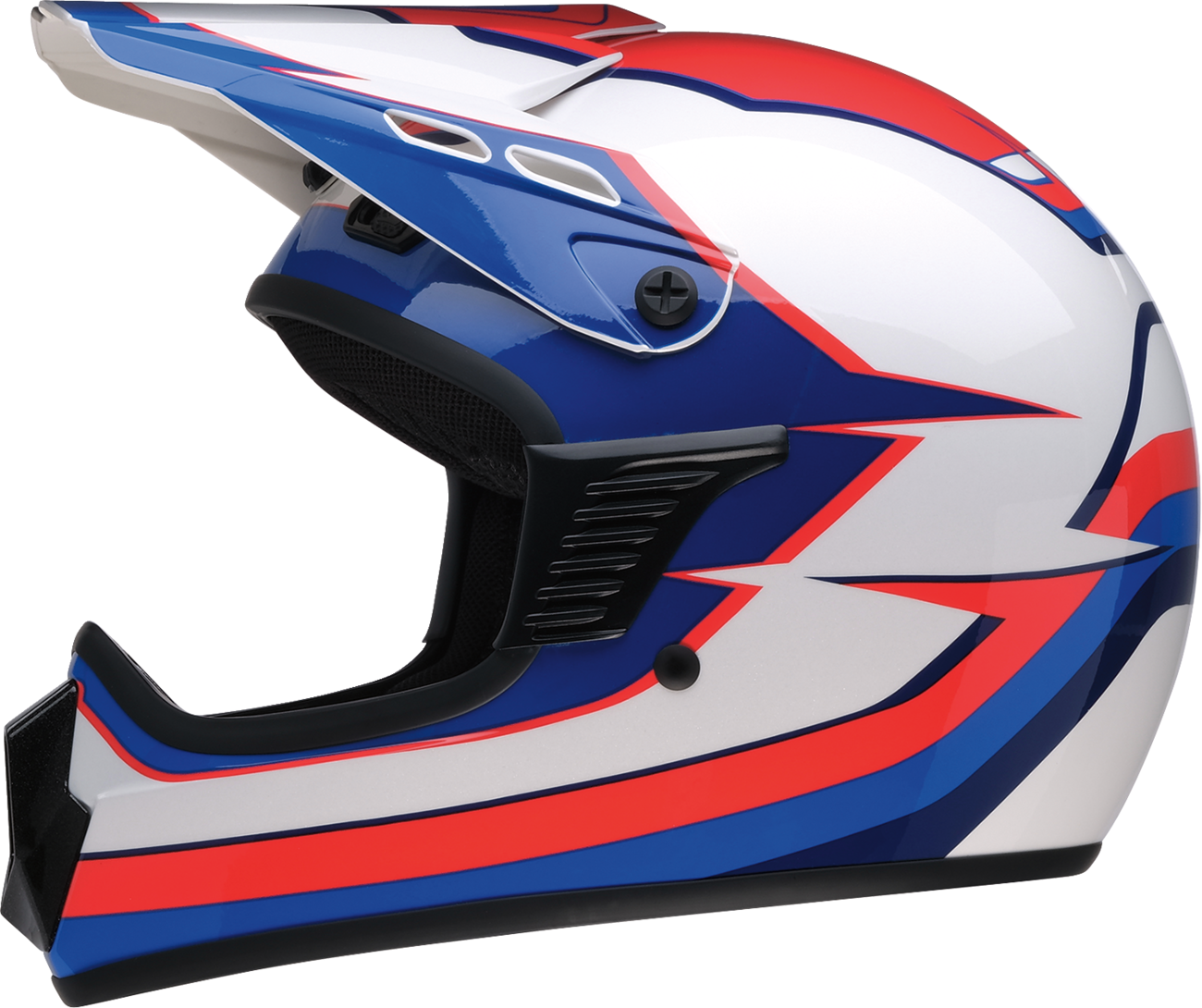 Z1R Child Dirt Maxx Helmet - Vortex - Red/White/Blue - L/XL 0111-1749