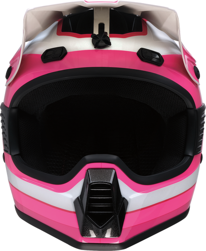 Z1R Child Dirt Maxx Helmet - Vortex - Pink/White - L/XL 0111-1747