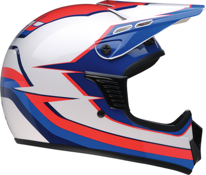 Z1R Child Dirt Maxx Helmet - Vortex - Red/White/Blue - S/M 0111-1748
