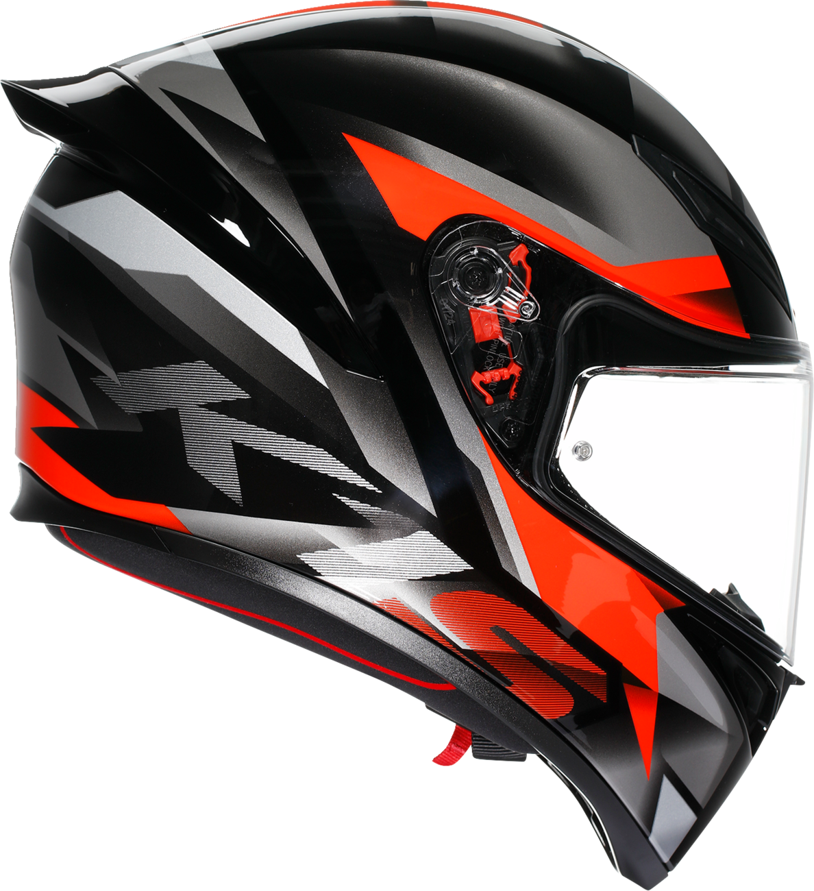 AGV K1 S Helmet - Fastlap - Black/Gray/Red - Large 2118394018064L