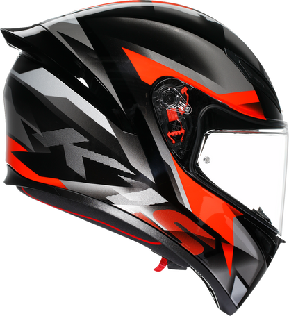 AGV K1 S Helmet - Fastlap - Black/Gray/Red - Large 2118394018064L