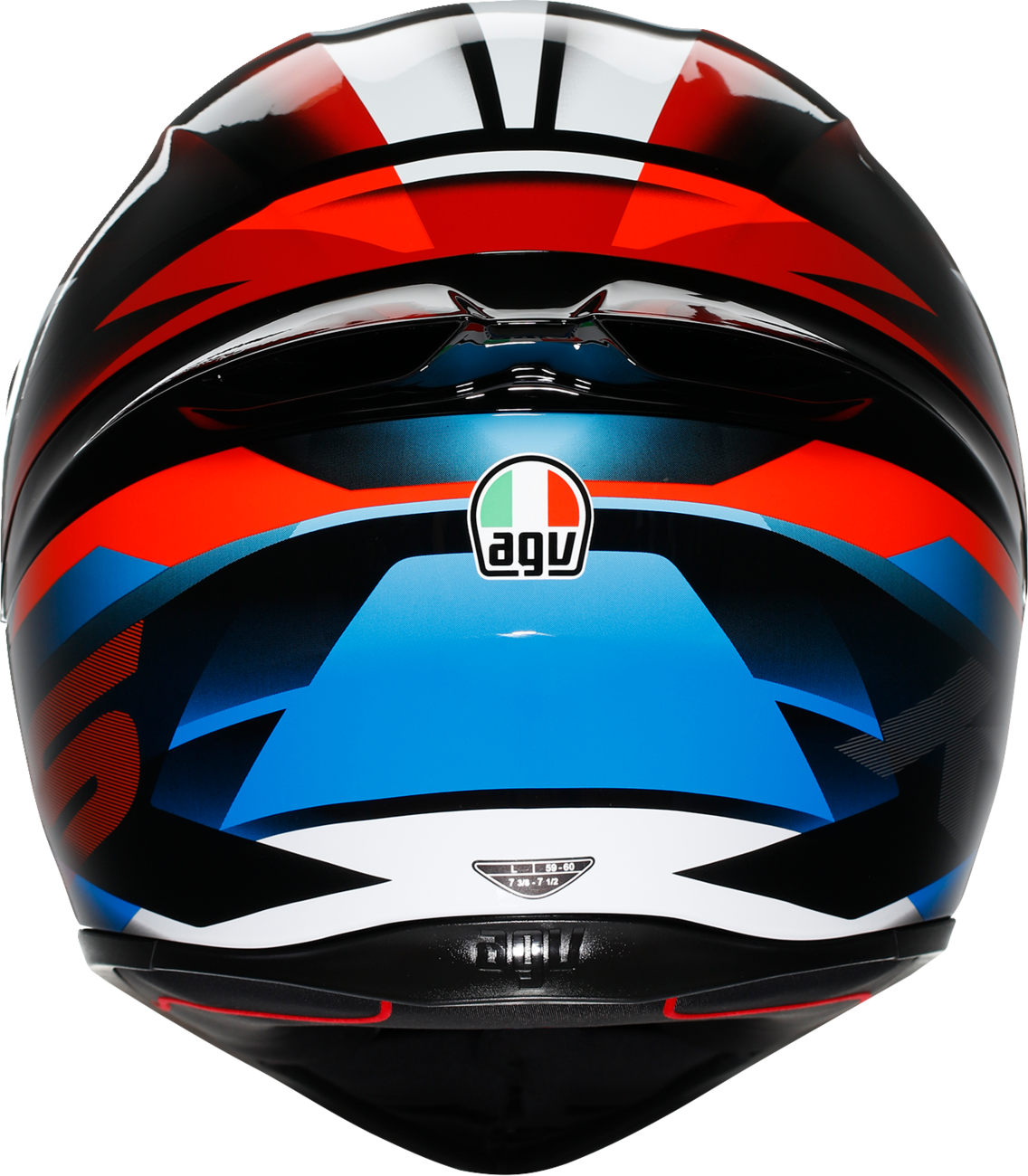 AGV K1 S Helmet - Fastlap - Black/Red/Blue - Medium 2118394018066M