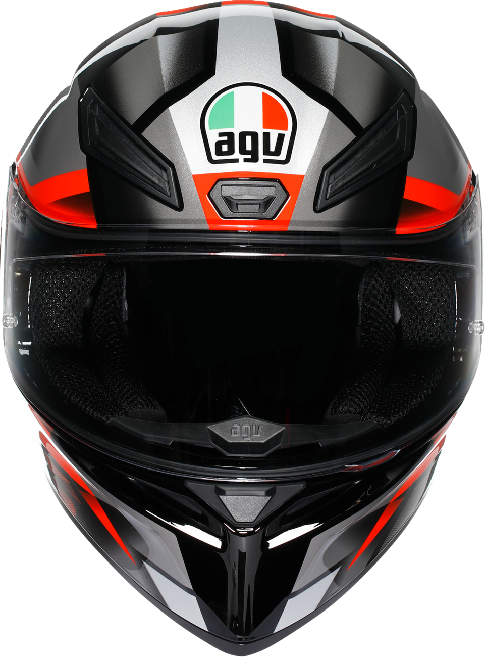 AGV K1 S Helmet - Fastlap - Black/Gray/Red - Medium 2118394018064M