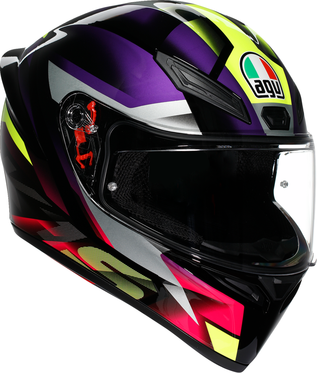AGV K1 S Helmet - Fastlap - Black/Purple/Pink - Large 2118394018065L