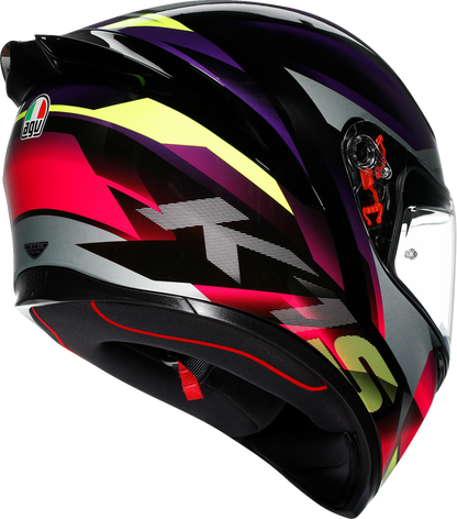 AGV K1 S Helmet - Fastlap - Black/Purple/Pink - Large 2118394018065L