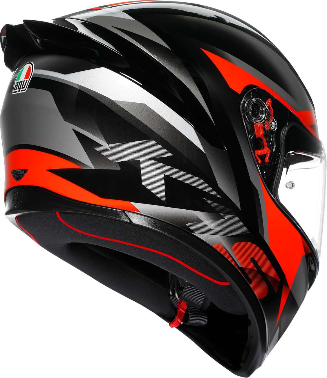 AGV K1 S Helmet - Fastlap - Black/Gray/Red - XL 2118394018064XL