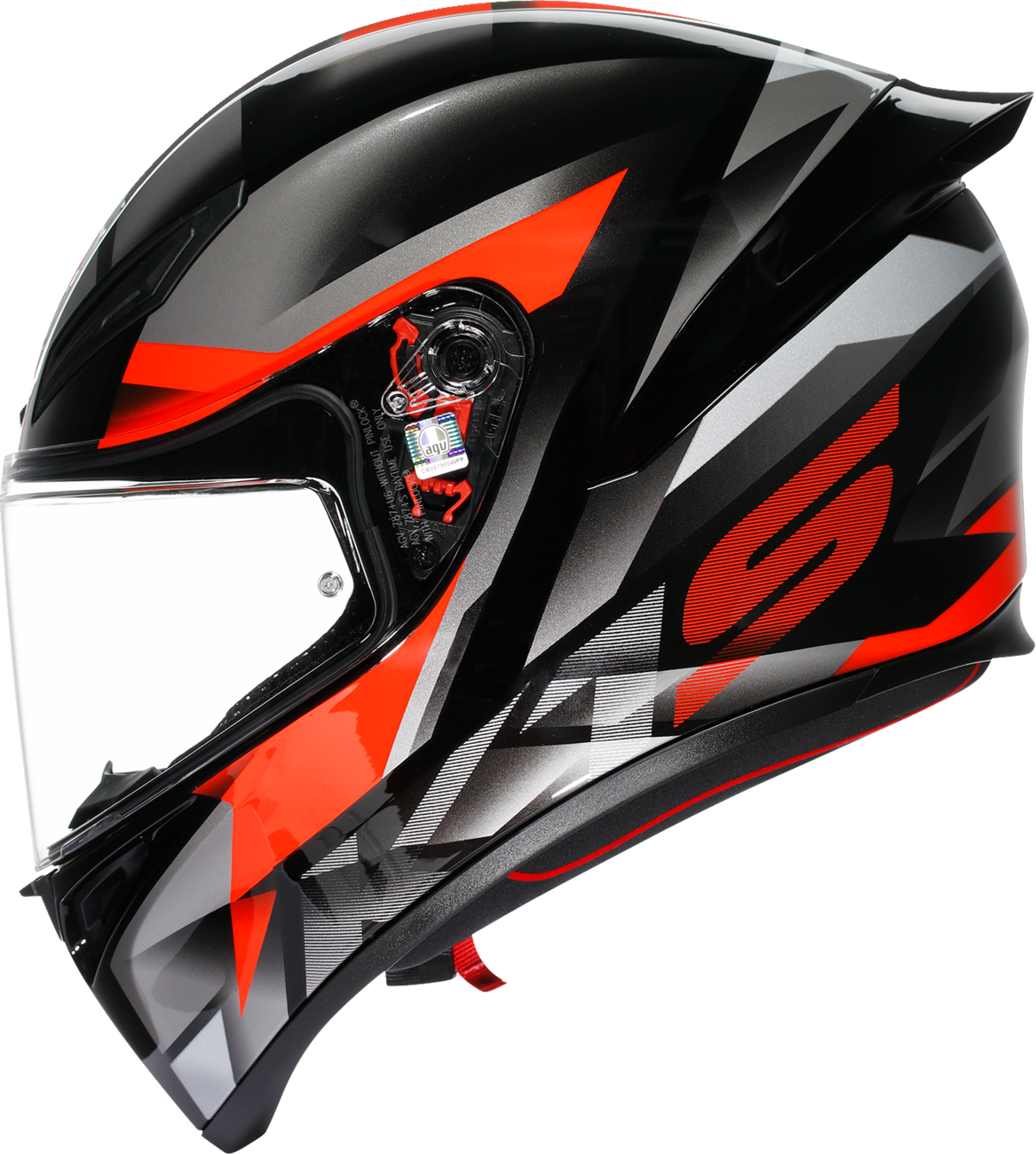 AGV K1 S Helmet - Fastlap - Black/Gray/Red - XL 2118394018064XL