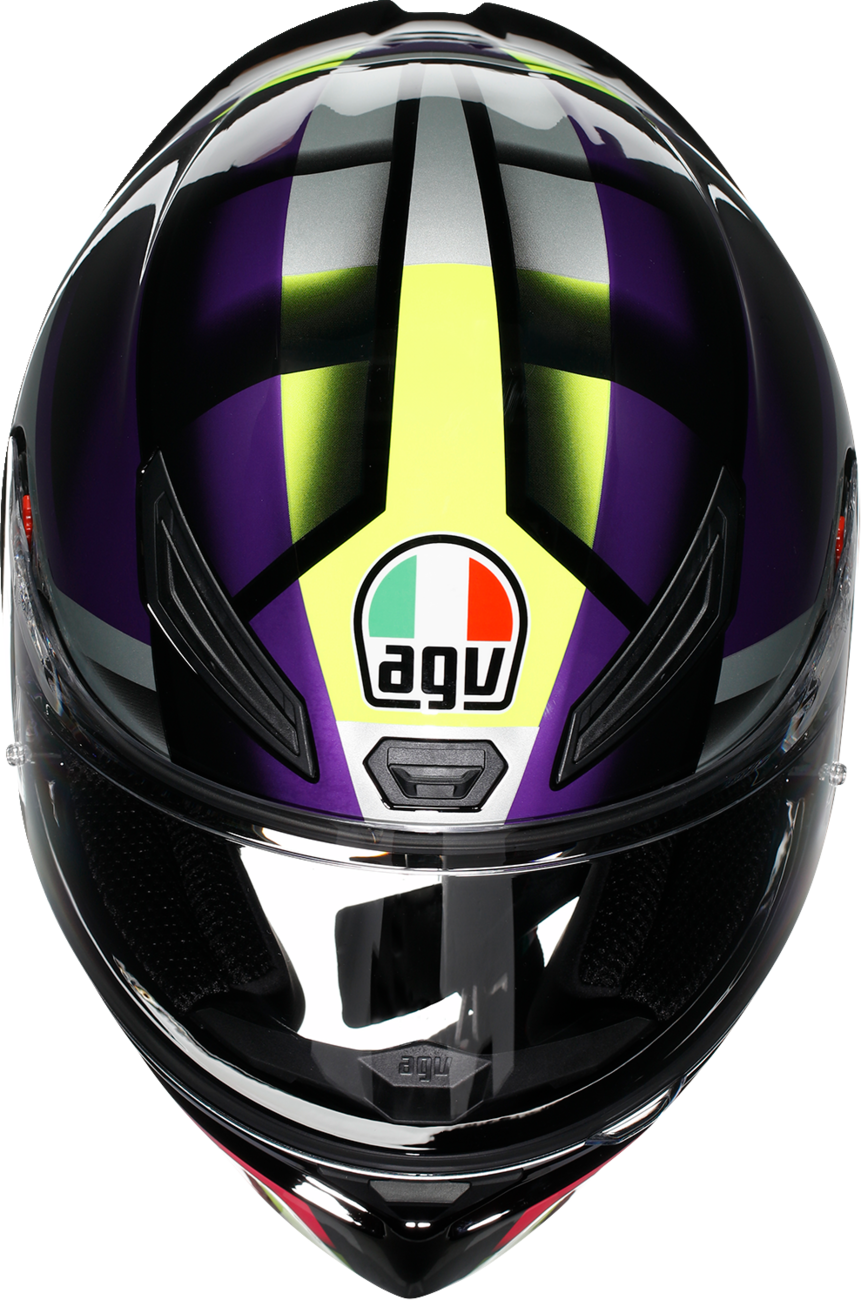 AGV K1 S Helmet - Fastlap - Black/Purple/Pink - Large 2118394018065L