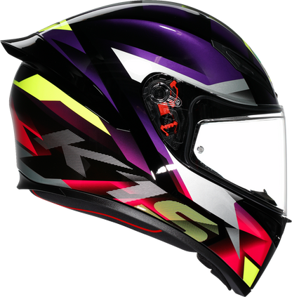 AGV K1 S Helmet - Fastlap - Black/Purple/Pink - Small 2118394018065S
