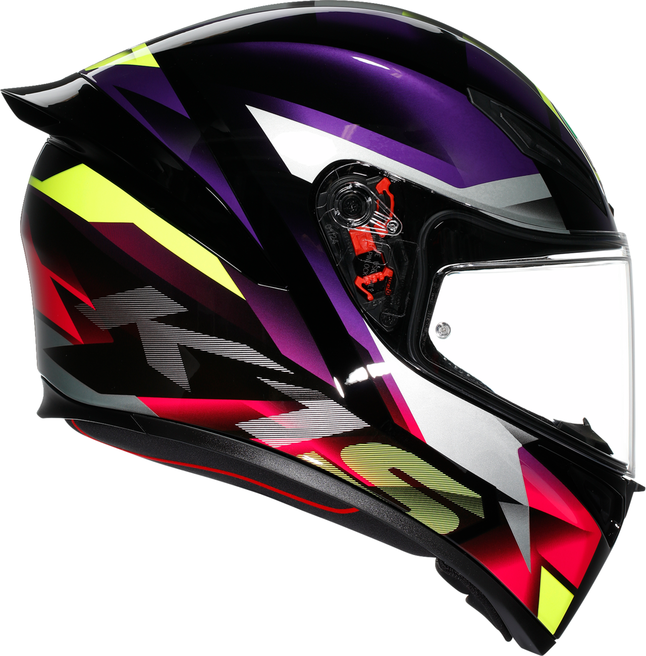 AGV K1 S Helmet - Fastlap - Black/Purple/Pink - 2XL 21183940180652X