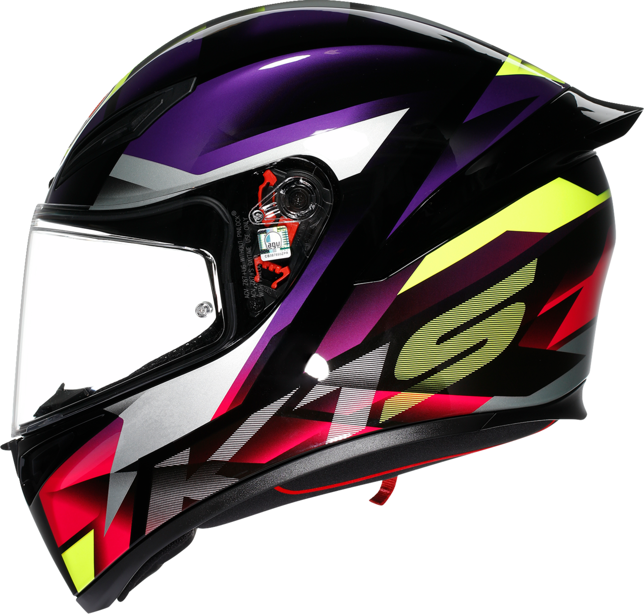 AGV K1 S Helmet - Fastlap - Black/Purple/Pink - 2XL 21183940180652X