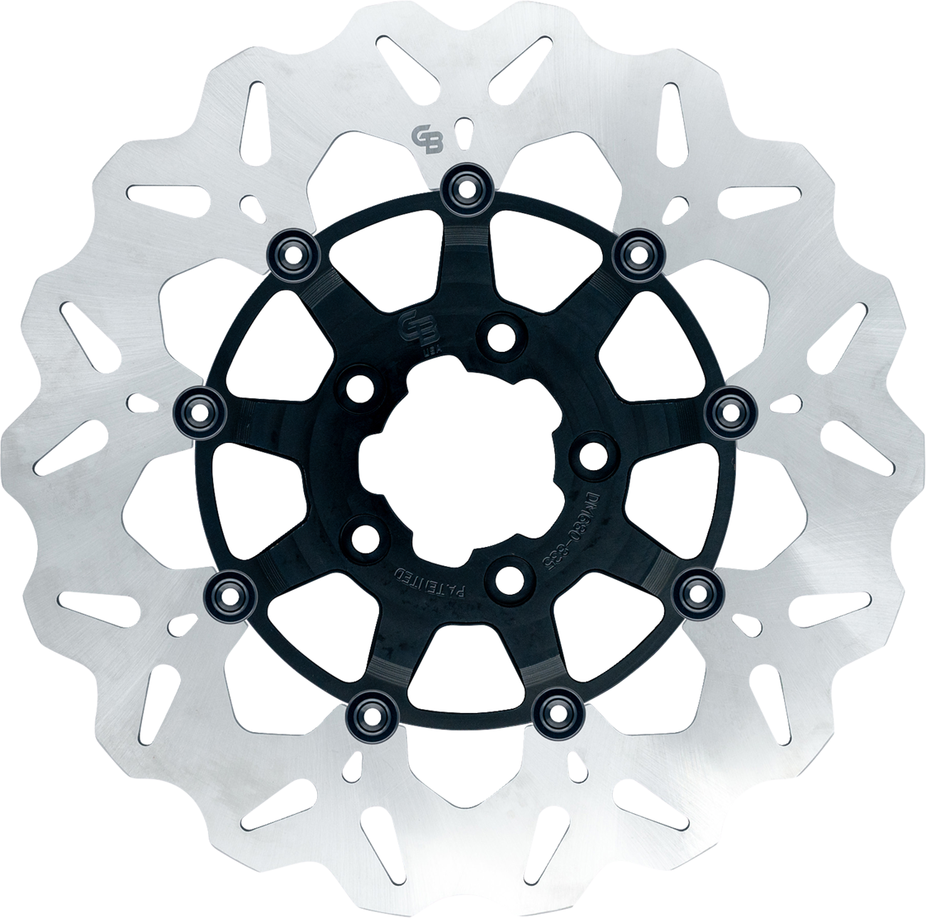 GBRAKES Brake Rotor - Front - Black GBDU003