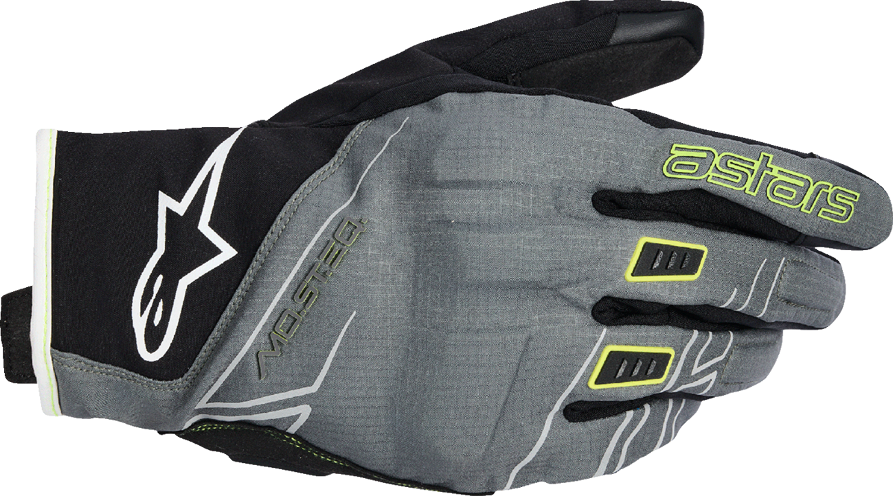 ALPINESTARS Moblast WP Gloves - Fur Gray/Black/Sulphur Yellow - Large 3520226-9352-L