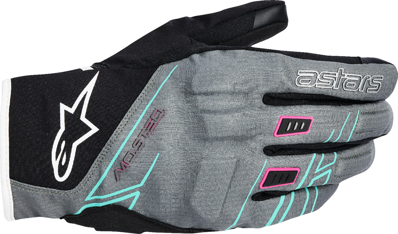 ALPINESTARS Stella Moblast WP Gloves - Fur Gray/Black/Fluo Pink - Small 3530126-1598-S