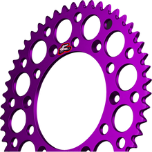 RENTHAL Rear Sprocket - Aluminum - 48 Tooth - Purple 224U-520-48GPPE