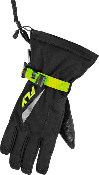 Title Gauntlet Gloves Black/Hi Vis Sm