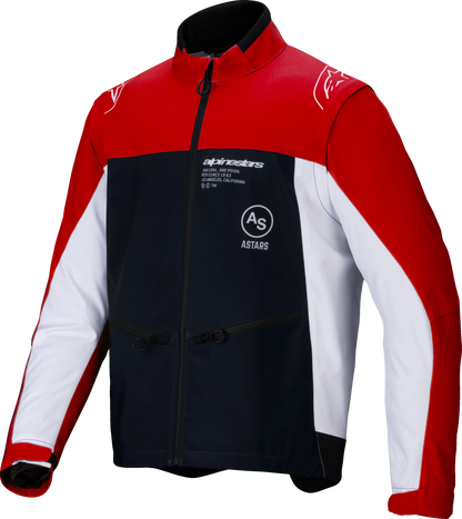 Lite Dura Softshell Jacket Black/Bright Red/White Md