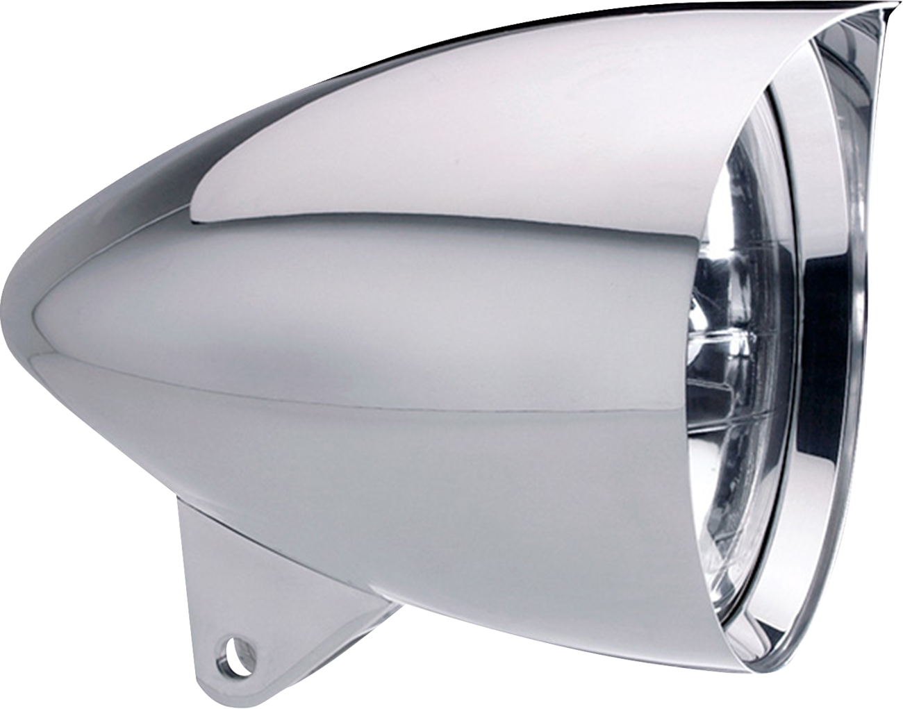 HEADWINDS Headlight Housing - 5-3/4" - Vampire Concours Rocket - Chrome 1-5900VCA