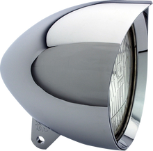 HEADWINDS Headlight Housing - 4-1/2" - Vampire Concours Bullet - Chrome 1-4500VCA