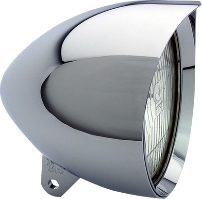 HEADWINDS Headlight Housing - 4-1/2" - Vampire Concours Bullet - Chrome 1-4500VCA