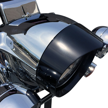 HEADWINDS Extended Headlight Bezel - 7" - Raven - Black 1-7128VZA