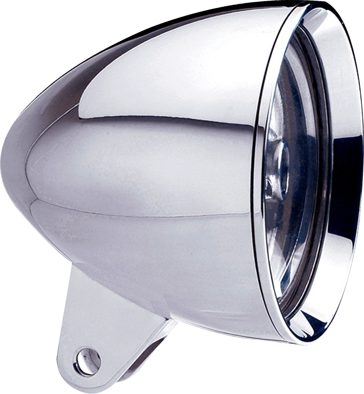 HEADWINDS Headlight Housing - 4-1/2" - Bradley Concours Bullet - Chrome 1-4500CA
