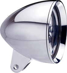 HEADWINDS Headlight Housing - 4-1/2" - Bradley Concours Bullet - Chrome 1-4500CA