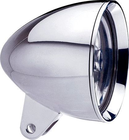 HEADWINDS Headlight Housing - 4-1/2" - Bradley Concours Bullet - Chrome 1-4500CA
