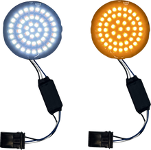 CUSTOM DYNAMICS Genesis® 4 Front Turn Signals - Amber/White GEN-4-AW-25ST