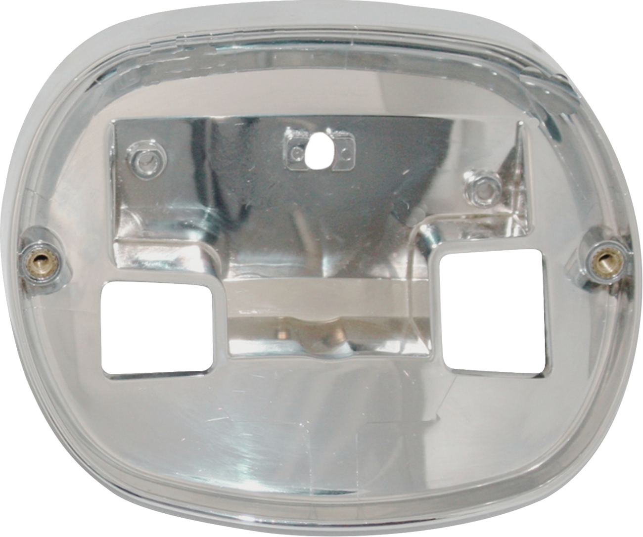 CUSTOM DYNAMICS Taillight Baseplate - Chrome TL-BASE-18ST-C