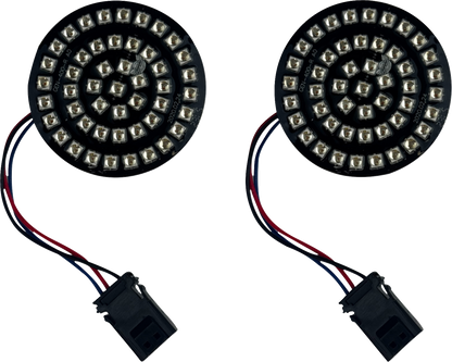 CUSTOM DYNAMICS Genesis® 4 Front Turn Signals - Red GEN-4-R-25ST