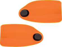 KLOCK WERKS Flare® Handguards - Harley-Davidson Cable Clutch - Orange Ice KWS-01-0125-CC
