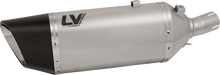 LEOVINCE LV-14 R Slip-On Muffler - Titanium - Kawasaki Ninja 400/500 15607TU