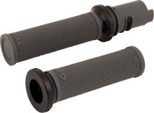 ODI Ruffian Lock-On Street Grips - CVO - Graphite/Black V30HTCH-B