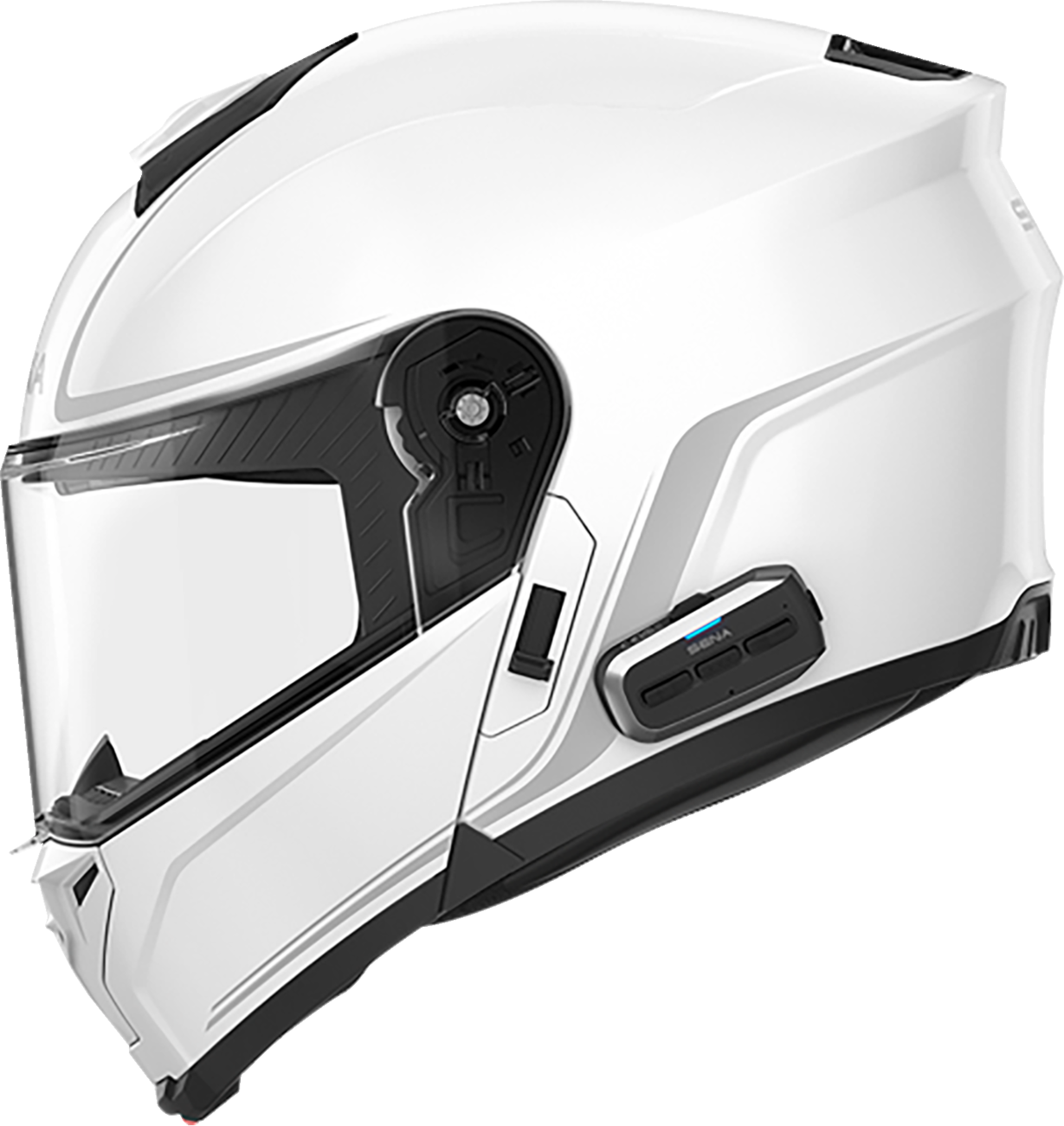 SENA Outrush 2 Mesh Modular Helmet - Gloss White - Medium OUTRUSH2-GW00M1