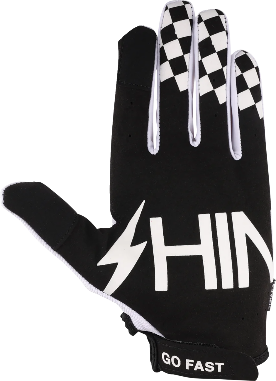 THRASHIN SUPPLY CO. Go Fast Stealth Gloves - White - Large SV1-10-10