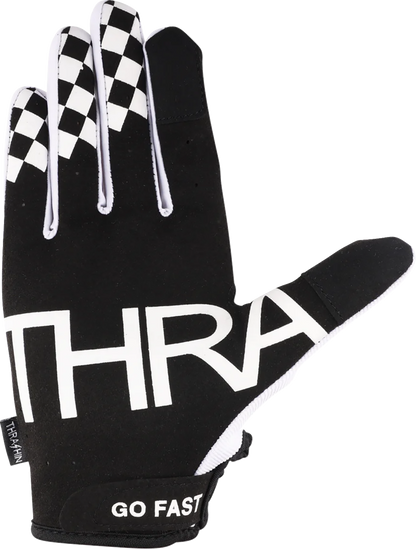 THRASHIN SUPPLY CO. Go Fast Stealth Gloves - White - 2XL SV1-10-12